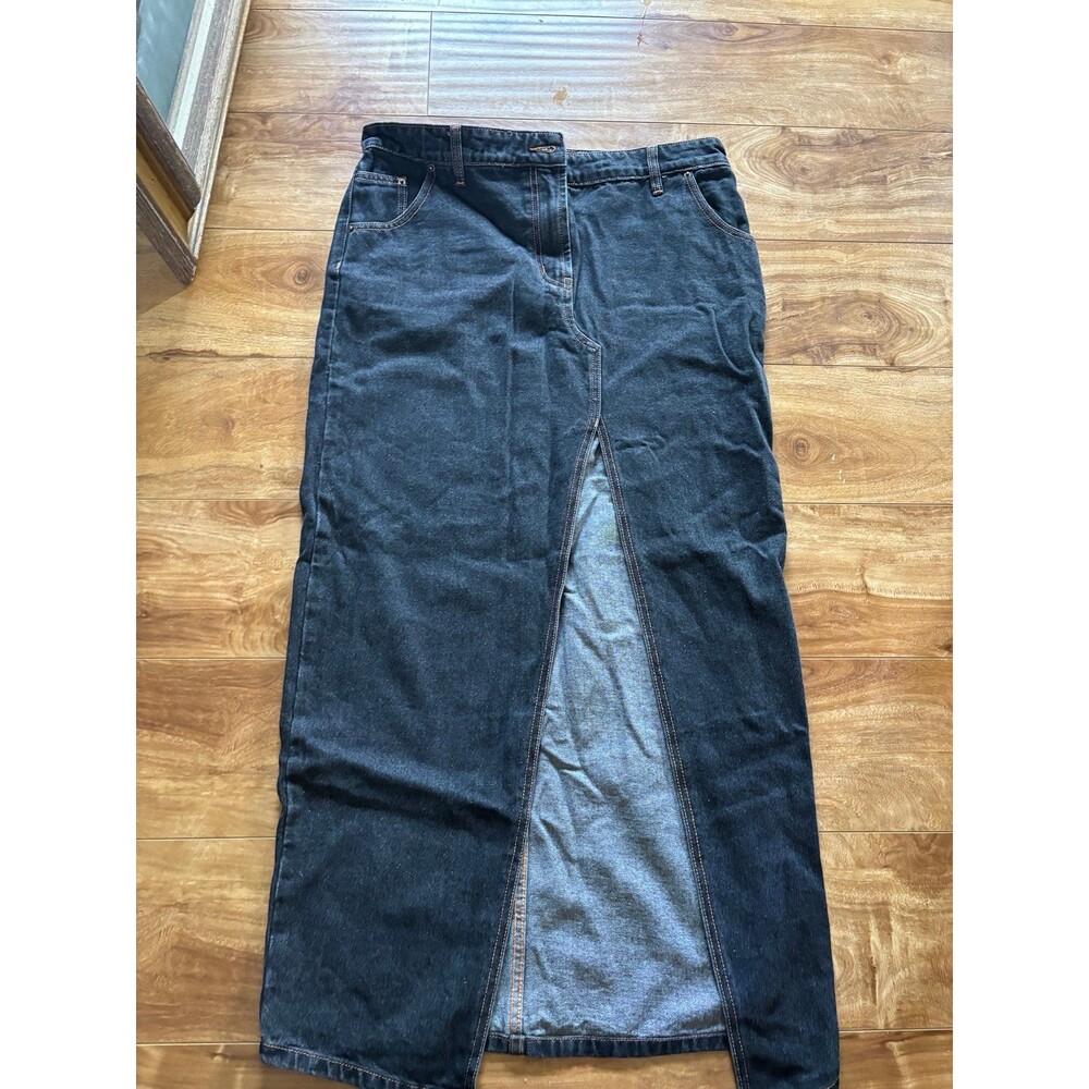 Lioness Black Denim skirt
